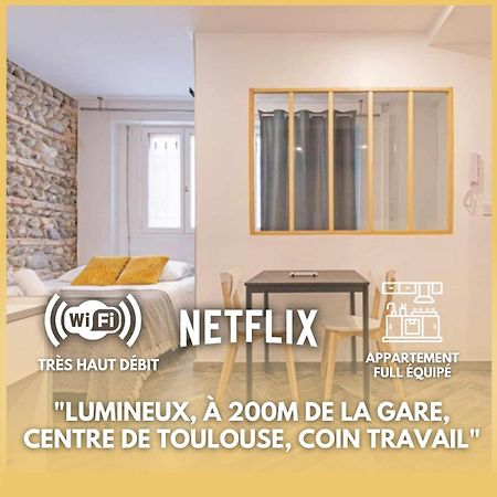 Grand Studio Avec Espace De Travail Toulouse Ngoại thất bức ảnh