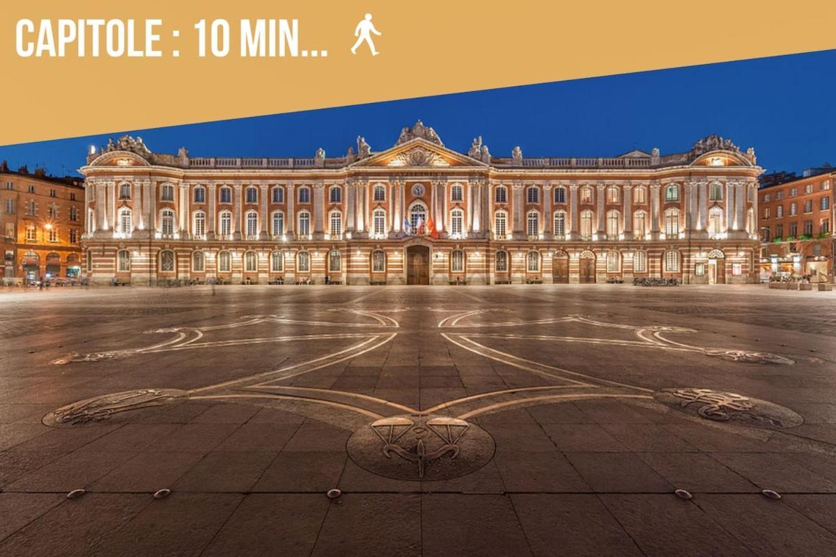 Grand Studio Avec Espace De Travail Toulouse Ngoại thất bức ảnh