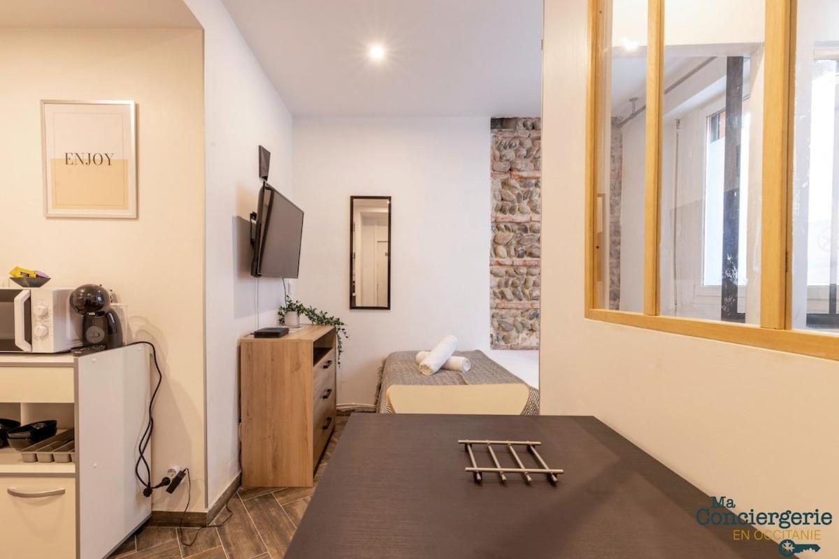 Grand Studio Avec Espace De Travail Toulouse Ngoại thất bức ảnh