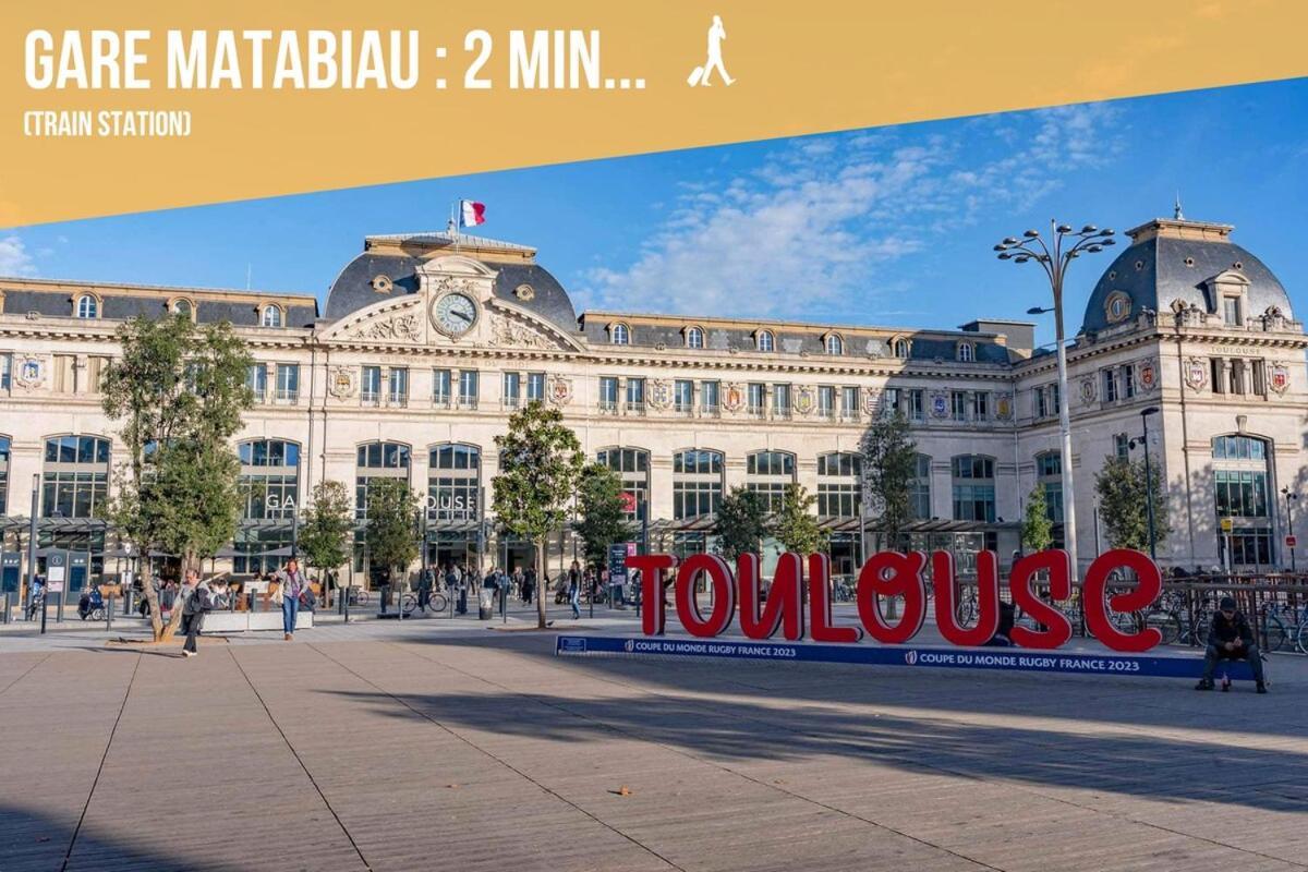 Grand Studio Avec Espace De Travail Toulouse Ngoại thất bức ảnh